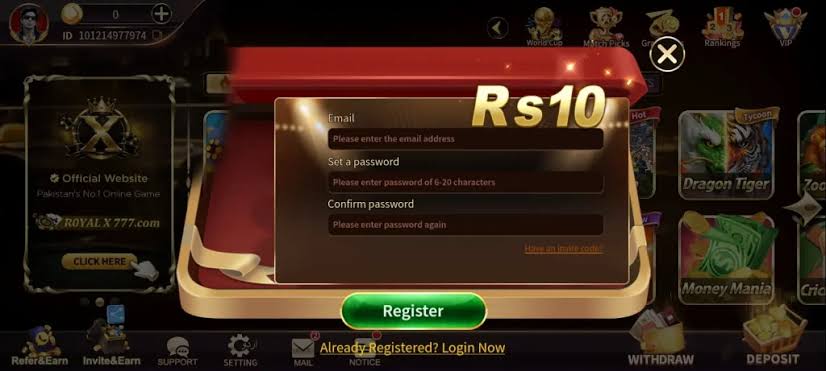 Royal X 777 Game